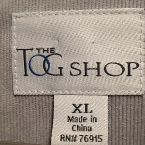 THE TOG SHOP polyester blend silver gray 2-pc pantsuit Size XL